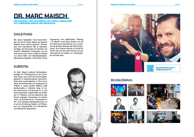 Speakerprofil Dr. Marc Maisch